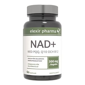 Elexir Pharma NAD+ 60 kapsler Elexir Pharma NAD+ 60 kapsler