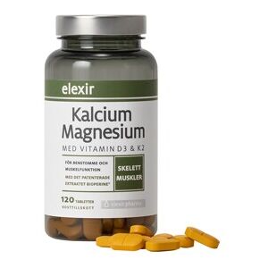 Elexir Pharma Elexir Kalcium Magnesium 120 tabletter Elexir Pharma Elexir Kalcium Magnesium 120 tabletter