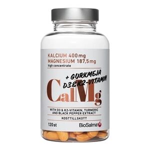 BioSalma KalMag Kalsium og Magnesium - Støtter bein- og tannhelse BioSalma KalMag Kalsium og Magnesium - Støtter bein- og tannhelse