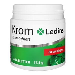 Ledins Krom 200 mcg 50t 50 tabletter Ledins Krom 200 mcg 50t 50 tabletter