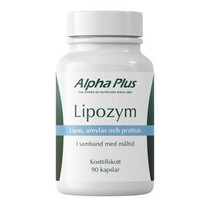 Alpha Plus Lipozym 90 kapsler Alpha Plus Lipozym 90 kapsler