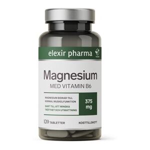 Elexir Pharma Magnesium 375 mg - Magnesium, Muskl, Energi Elexir Pharma Magnesium 375 mg - Magnesium, Muskl, Energi