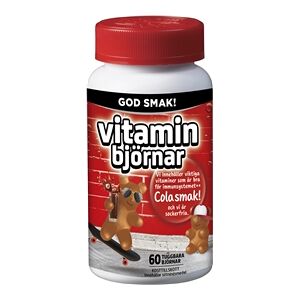 Active Care Vitaminbjörnar Cola 60 stk Active Care Vitaminbjörnar Cola 60 stk