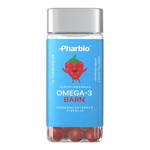 Pharbio Omega-3 Barn Jordbær - Kosttilskudd Pharbio Omega-3 Barn Jordbær - Kosttilskudd