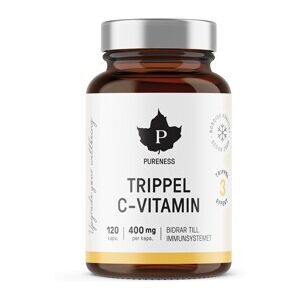 Pureness Trippel C-vitamin 120 kapsler Pureness Trippel C-vitamin 120 kapsler