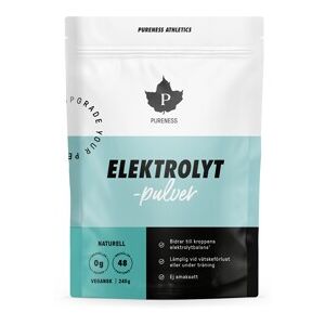 Pureness Elektrolytpulver Naturell 240 gram Pureness Elektrolytpulver Naturell 240 gram