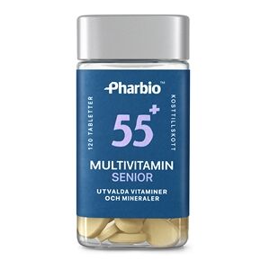 Pharbio Multivitamin Senior 55+ 120 stk Pharbio Multivitamin Senior 55+ 120 stk