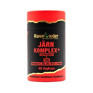 Rawpowder Järn Komplex+ 60 kapsler Rawpowder Järn Komplex+ 60 kapsler
