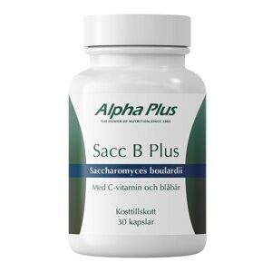 Alpha Plus Sacc B Plus 30 kapsler Alpha Plus Sacc B Plus 30 kapsler