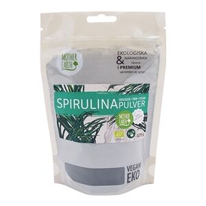 Mother Earth Spirulinapulver RAW&EKO 125 gram Mother Earth Spirulinapulver RAW&EKO 125 gram