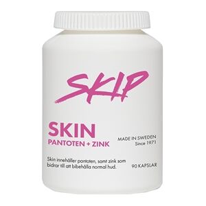 Skip SKIN Pantoten + Zink 90 kapsler Skip SKIN Pantoten + Zink 90 kapsler