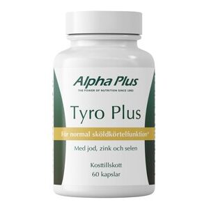 Alpha Plus Tyro Plus 60 kapsler Alpha Plus Tyro Plus 60 kapsler