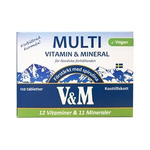 Svenska Nyform V&M med spirulina 120 tabletter Svenska Nyform V&M med spirulina 120 tabletter