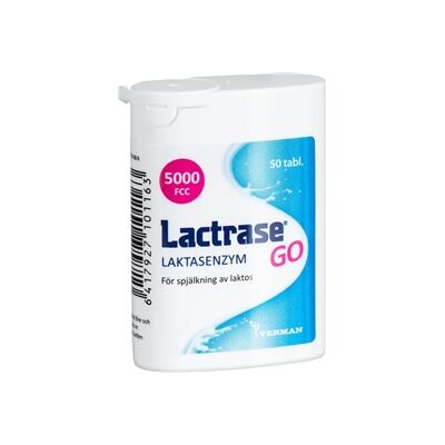 Verman Lactrase GO 50 tabletter Verman Lactrase GO 50 tabletter