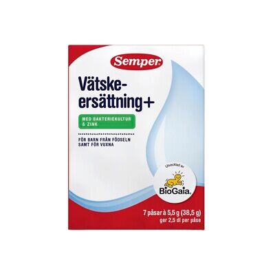 Semper Vätskeersättning+ 7 poser Semper Vätskeersättning+ 7 poser