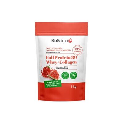 BioSalma Whey 80 Watermelon & Strawberry 1 kg BioSalma Whey 80 Watermelon & Strawberry 1 kg