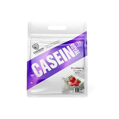 Swedish Supplements Casein - Strawberry Cream 900 gram Swedish Supplements Casein - Strawberry Cream 900 gram
