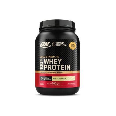 Optimum Nutrition ON 100% Whey Gold Std. Protein Vanilla Ice Cream 780 gram Optimum Nutrition ON 100% Whey Gold Std. Protein Vanilla Ice Cream 780 gram