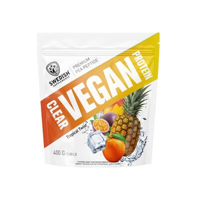 Swedish Supplements Clear Vegan - Tropical Twist 400 gram Swedish Supplements Clear Vegan - Tropical Twist 400 gram
