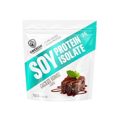 Swedish Supplements Soy Protein Isolate - Chocolate Brownie 750 gram Swedish Supplements Soy Protein Isolate - Chocolate Brownie 750 gram