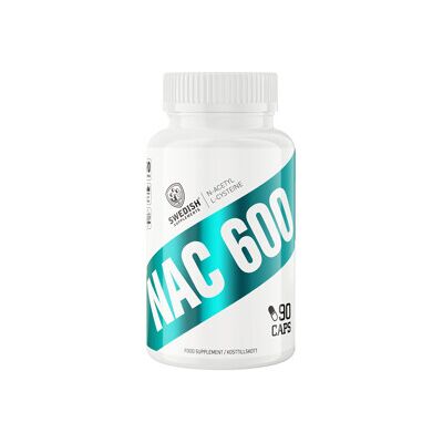 Swedish Supplements NAC 600 90 kapsler Swedish Supplements NAC 600 90 kapsler
