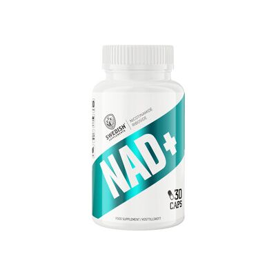 Swedish Supplements NAD + 300mg 30 kapsler Swedish Supplements NAD + 300mg 30 kapsler