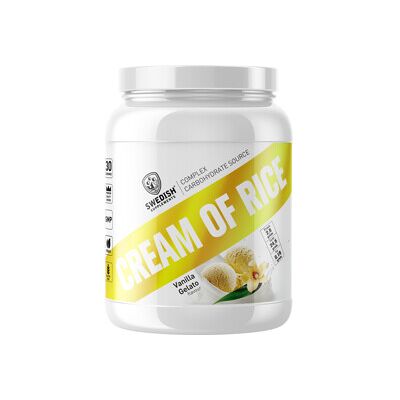 Swedish Supplements Cream of Rice - Vanilla Gelato 1 kg Swedish Supplements Cream of Rice - Vanilla Gelato 1 kg