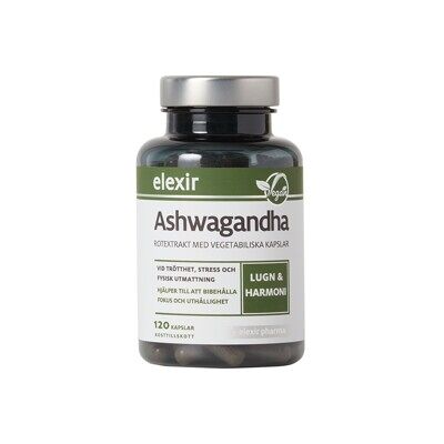 Elexir Pharma Elexir Ashwagandha 120 kapsler Elexir Pharma Elexir Ashwagandha 120 kapsler