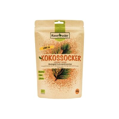 Rawpowder Kokossocker 400 gram Rawpowder Kokossocker 400 gram