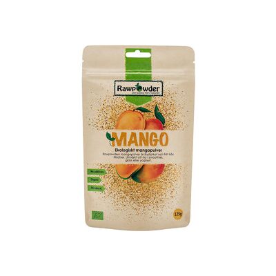 Rawpowder Mango pulver frystorkad 125 gram Rawpowder Mango pulver frystorkad 125 gram