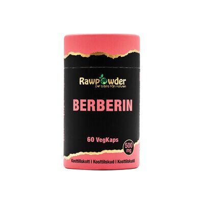 Rawpowder Berberin 500mg 60 kapsler Rawpowder Berberin 500mg 60 kapsler