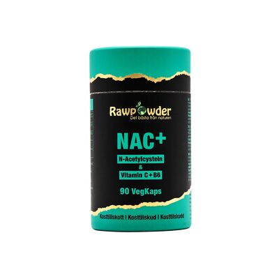 Rawpowder NAC plus 90 kapsler Rawpowder NAC plus 90 kapsler