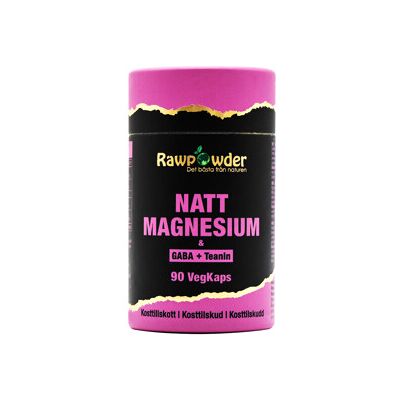 Rawpowder Natt Magnesium 90 kapsler Rawpowder Natt Magnesium 90 kapsler