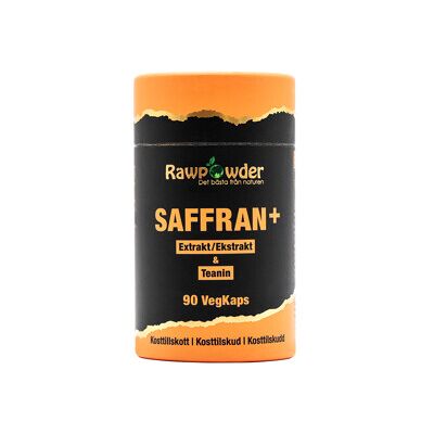 Rawpowder Saffran + Extrakt 90 kapsler Rawpowder Saffran + Extrakt 90 kapsler