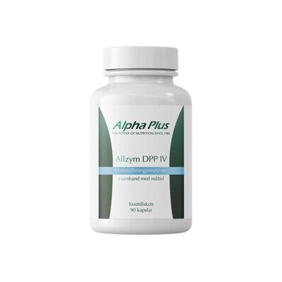 Alpha Plus AllZym DPP IV 90 kapsler Alpha Plus AllZym DPP IV 90 kapsler