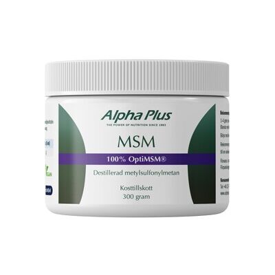 Alpha Plus MSM (OptiMSM) 300 gram Alpha Plus MSM (OptiMSM) 300 gram