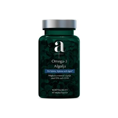Alpha Plus A+ Omega-3 Algolja 60 kapsler Alpha Plus A+ Omega-3 Algolja 60 kapsler