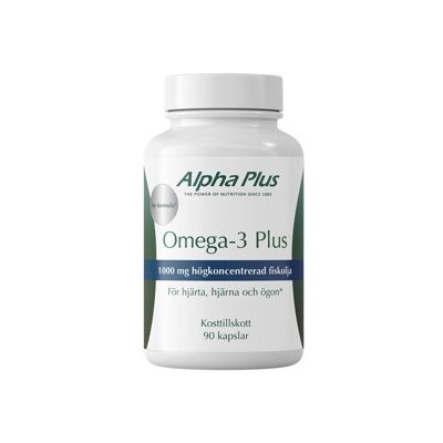 Alpha Plus Omega-3 Plus 90 kapsler Alpha Plus Omega-3 Plus 90 kapsler