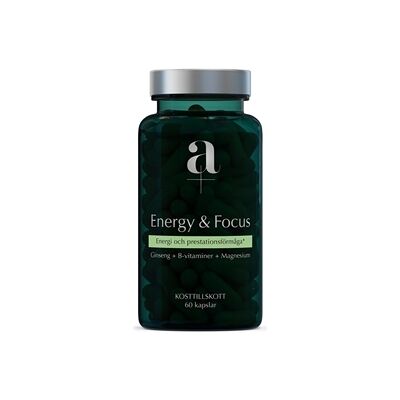 Alpha Plus A+ Energy & Focus 60 kapsler Alpha Plus A+ Energy & Focus 60 kapsler