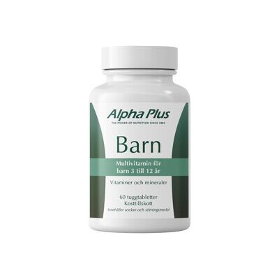 Alpha Plus Barn 60 tabletter Alpha Plus Barn 60 tabletter