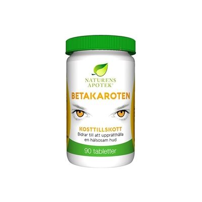 Naturens Apotek Betakaroten 90 tabletter Naturens Apotek Betakaroten 90 tabletter