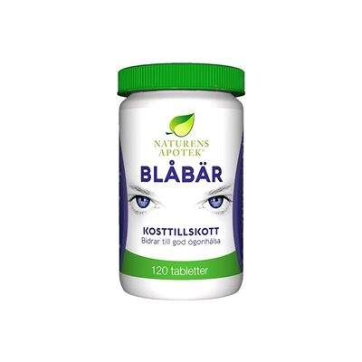 Naturens Apotek Blåbär 120 tabletter Naturens Apotek Blåbär 120 tabletter