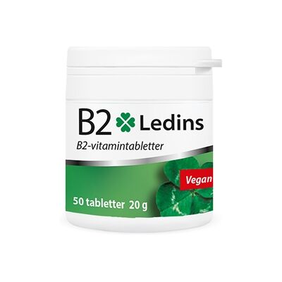 Ledins B-2 vitamin 50 tabletter Ledins B-2 vitamin 50 tabletter