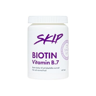 Skip Biotin 5000 60 tabletter Skip Biotin 5000 60 tabletter