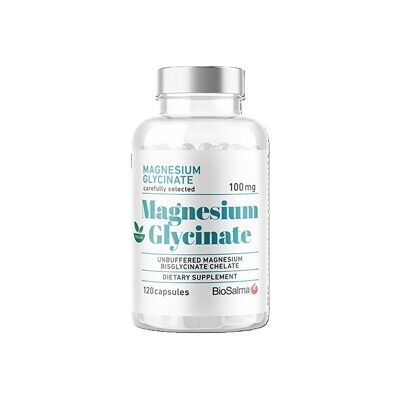 Biosalma Magnesium Glycinate 120 kapsler Biosalma Magnesium Glycinate 120 kapsler