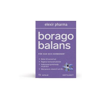 Elexir Pharma Elexir Borago 72 kapsler Elexir Pharma Elexir Borago 72 kapsler