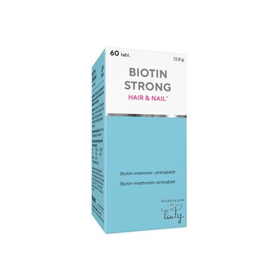 Vitabalans Hair & Nail Biotin Strong - Kosttilskudd for hår og negler Vitabalans Hair & Nail Biotin Strong - Kosttilskudd for hår og negler