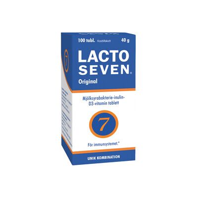 Vitabalans Lacto Seven Original 100 tabletter Vitabalans Lacto Seven Original 100 tabletter