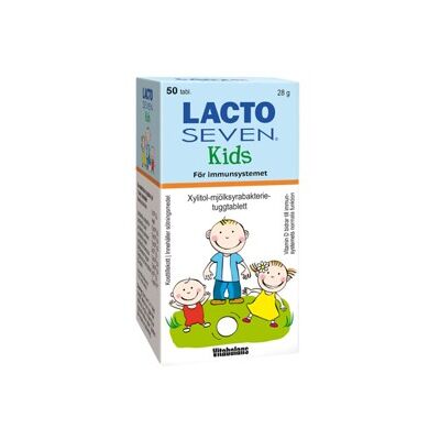 Vitabalans Lacto Seven KIDS 50 tabletter Vitabalans Lacto Seven KIDS 50 tabletter