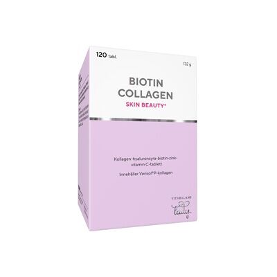 Vitabalans Biotin Collagen 120 tabletter Vitabalans Biotin Collagen 120 tabletter